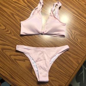 NIB light pink bikini